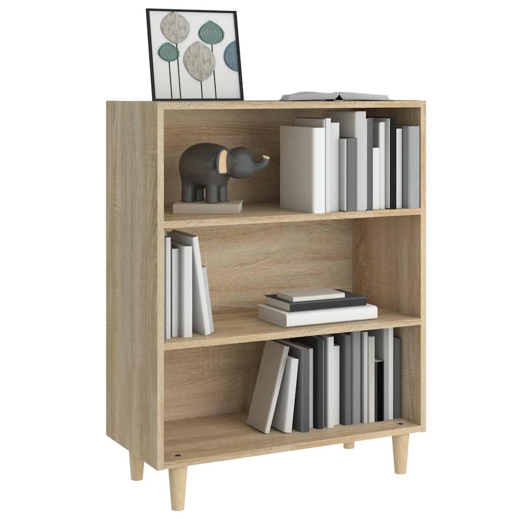 skænk 69,5x32,5x90 cm konstrueret træ sonoma-eg