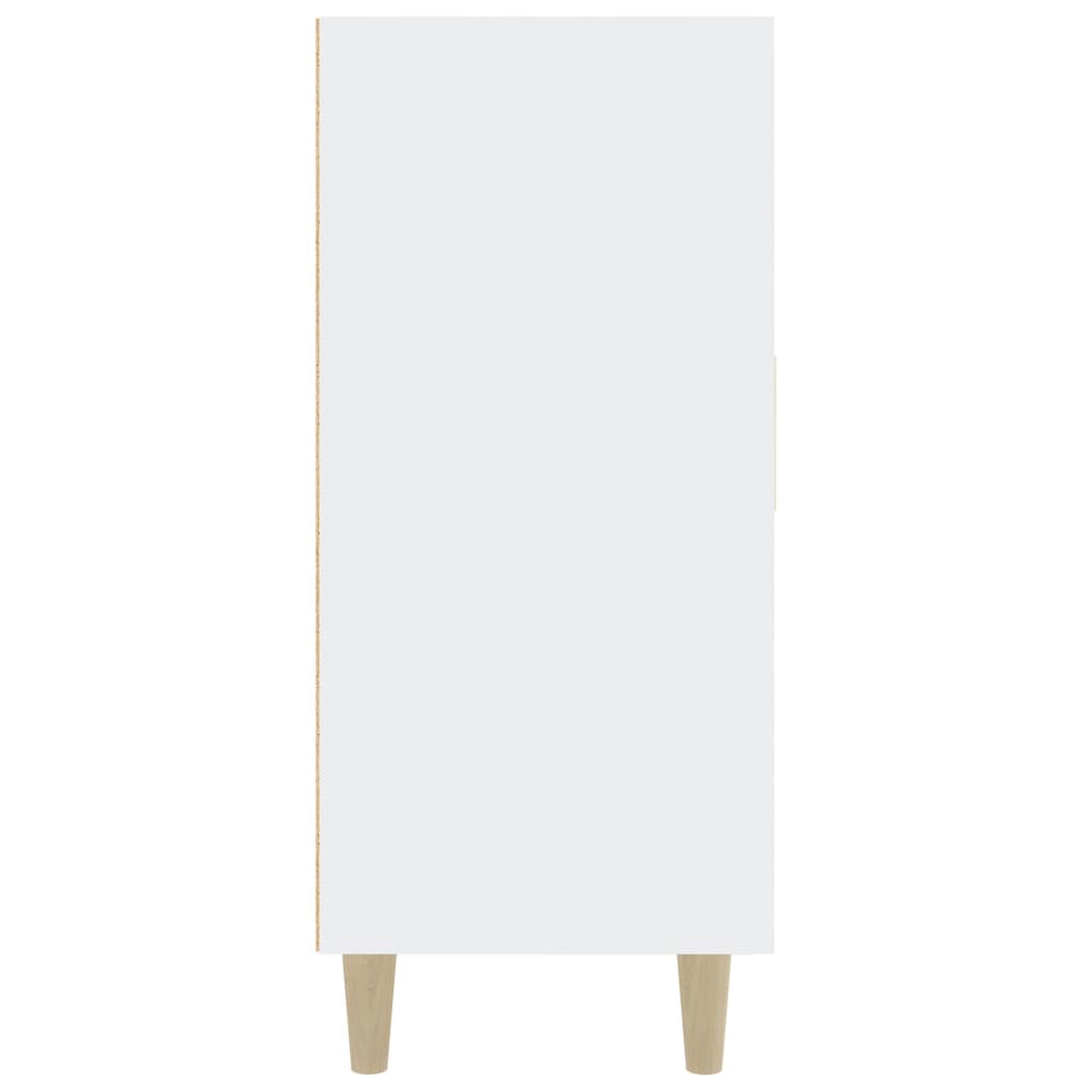 skab 90x34x80 cm konstrueret træ hvid