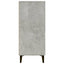 skab 90x34x80 cm konstrueret træ betongrå