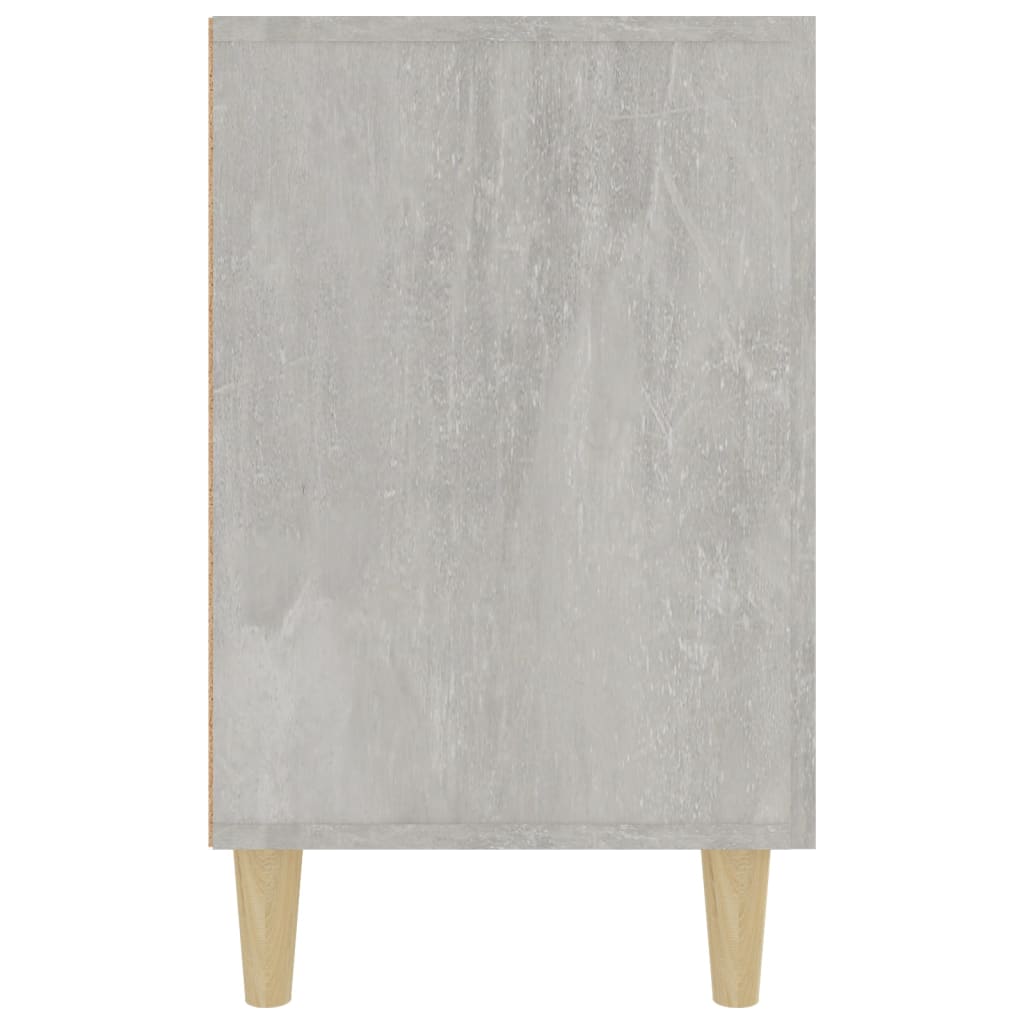 skænk 100x36x60 cm konstrueret træ betongrå