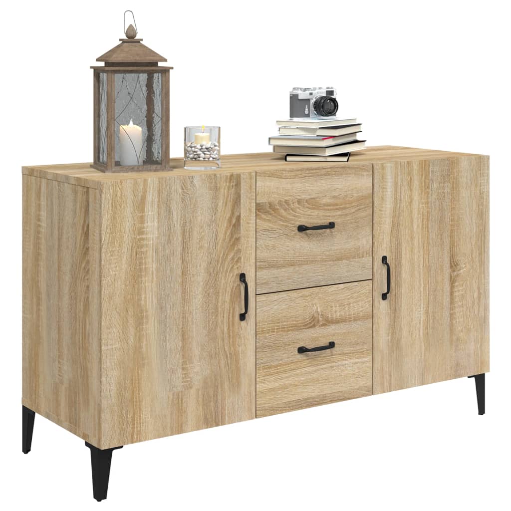 skænk 100x36x60 cm konstrueret træ sonoma-eg