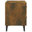 sengebord 40x35x47,5 cm røget egetræsfarve