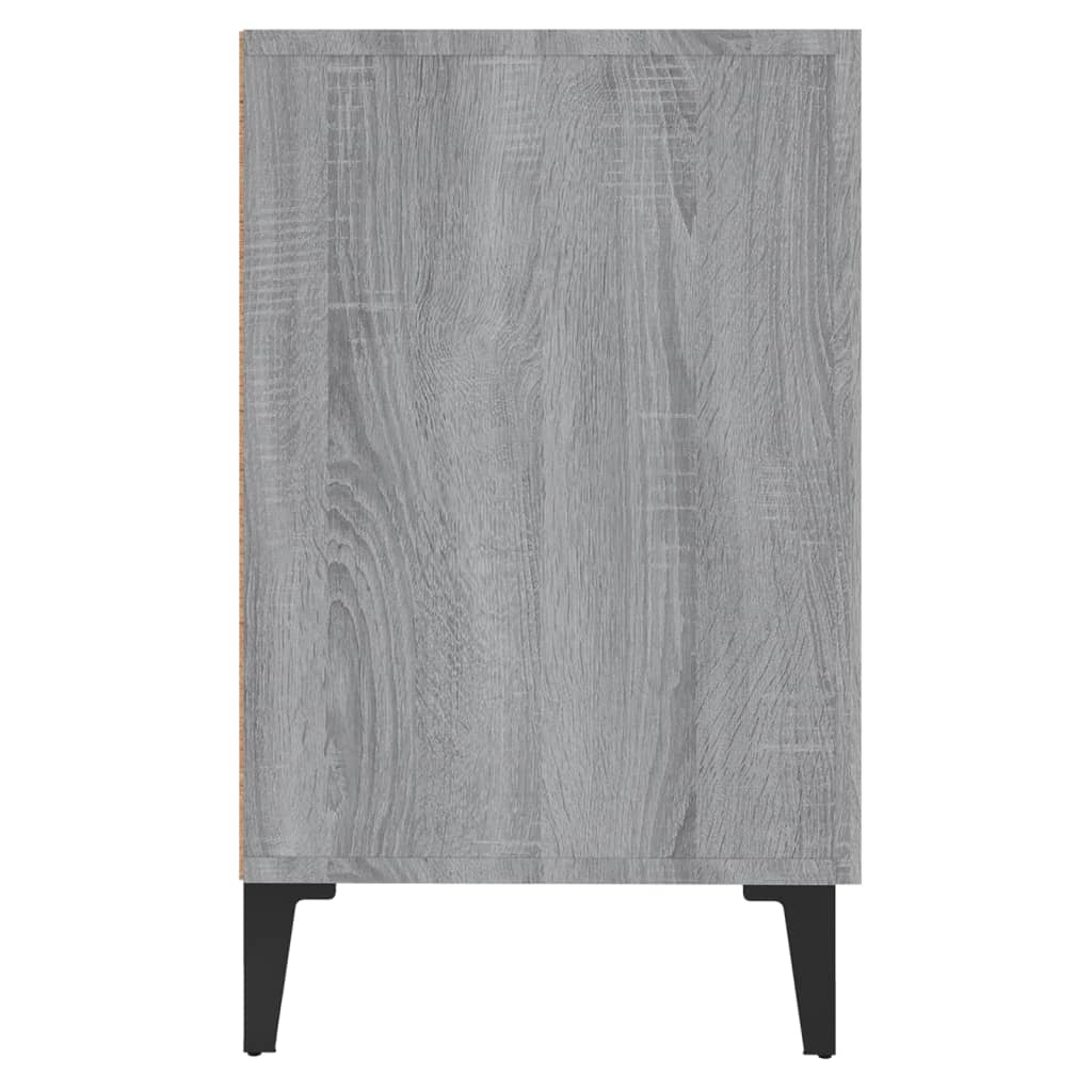 skænk 100x36x60 cm konstrueret træ grå sonoma-eg