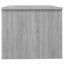 sofabord 80x50x42,5 cm konstrueret træ grå sonoma-eg