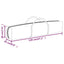 foldbart festtelt 3x3 m sort