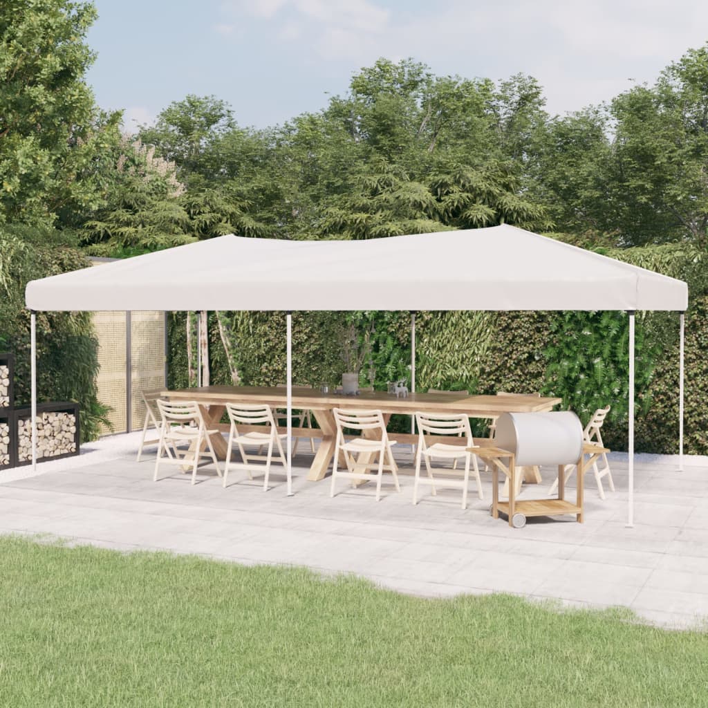 foldbart festtelt 3x6 m hvid billede