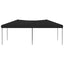 foldbart festtelt 3x6 m sort