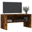 tv-bord 80x40x40 cm konstrueret træ røget egetræsfarve