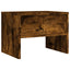 sengeborde 2 stk. 40x30x30 cm konstrueret træ røget egetræ