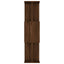bogreol/rumdeler 80x24x96 cm konstrueret træ brun eg
