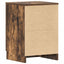 sengeborde 2 stk. 38x35x56 cm konstrueret træ røget egetræ