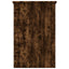 skrivebord 100x50x76 cm konstrueret træ røget egetræsfarve