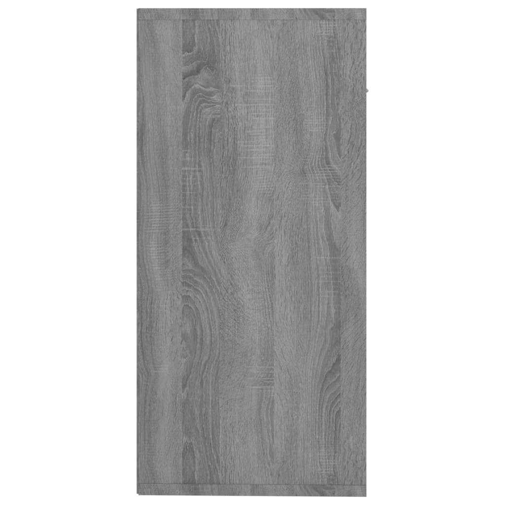 skænk 88x30x65 cm konstrueret træ grå sonoma-eg