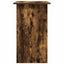 skrivebord 80x45x74 cm konstrueret træ røget egetræsfinish