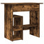 skrivebord 80x45x74 cm konstrueret træ røget egetræsfinish