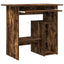 skrivebord 80x45x74 cm konstrueret træ røget egetræsfinish