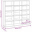 cd-reol 100x23x89,5 cm konstrueret træ grå sonoma