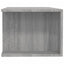 tv-bord med LED-lys 135x39x30 cm grå sonoma-eg