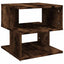 sidebord 40x40x40 cm konstrueret træ røget egetræsfarve