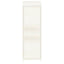 haveskur 55x52x174,5 cm massivt fyrretræ hvid