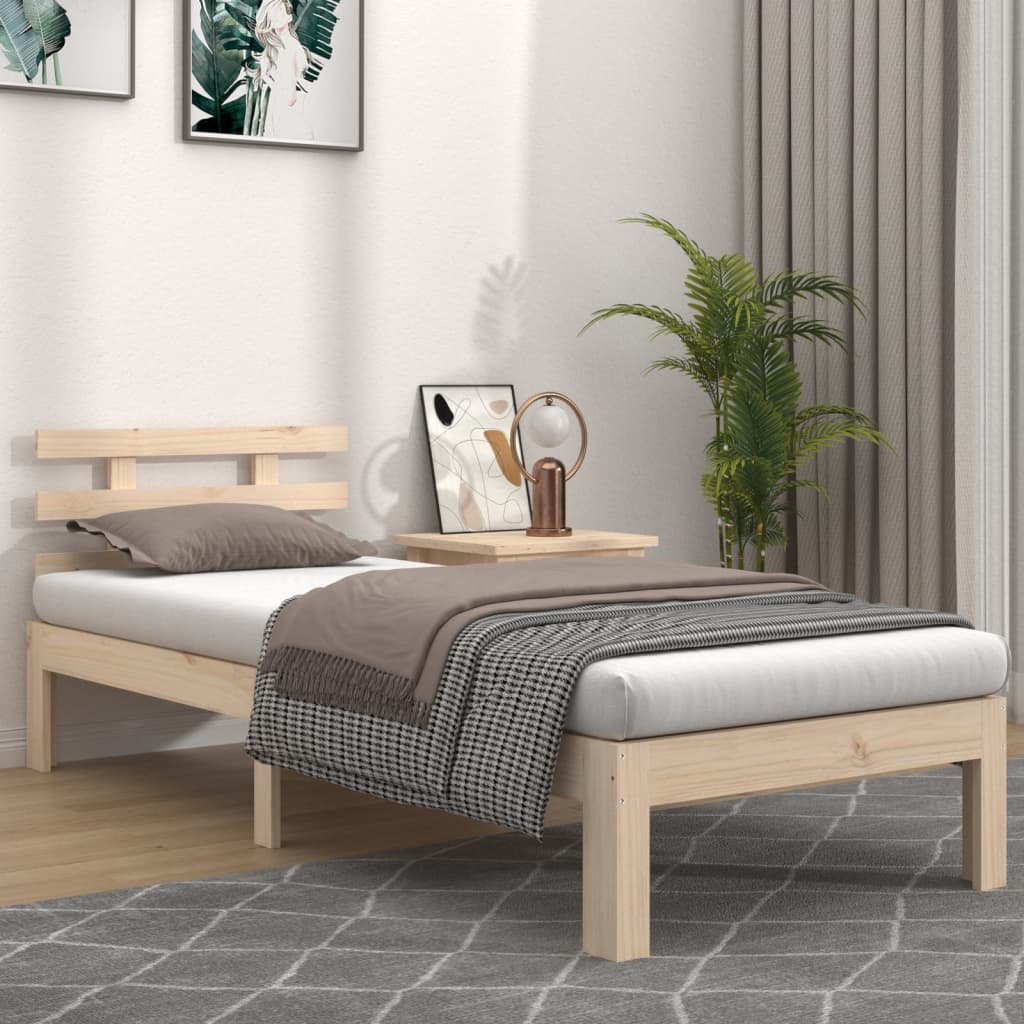 sengeramme 75x190 cm massivt træ