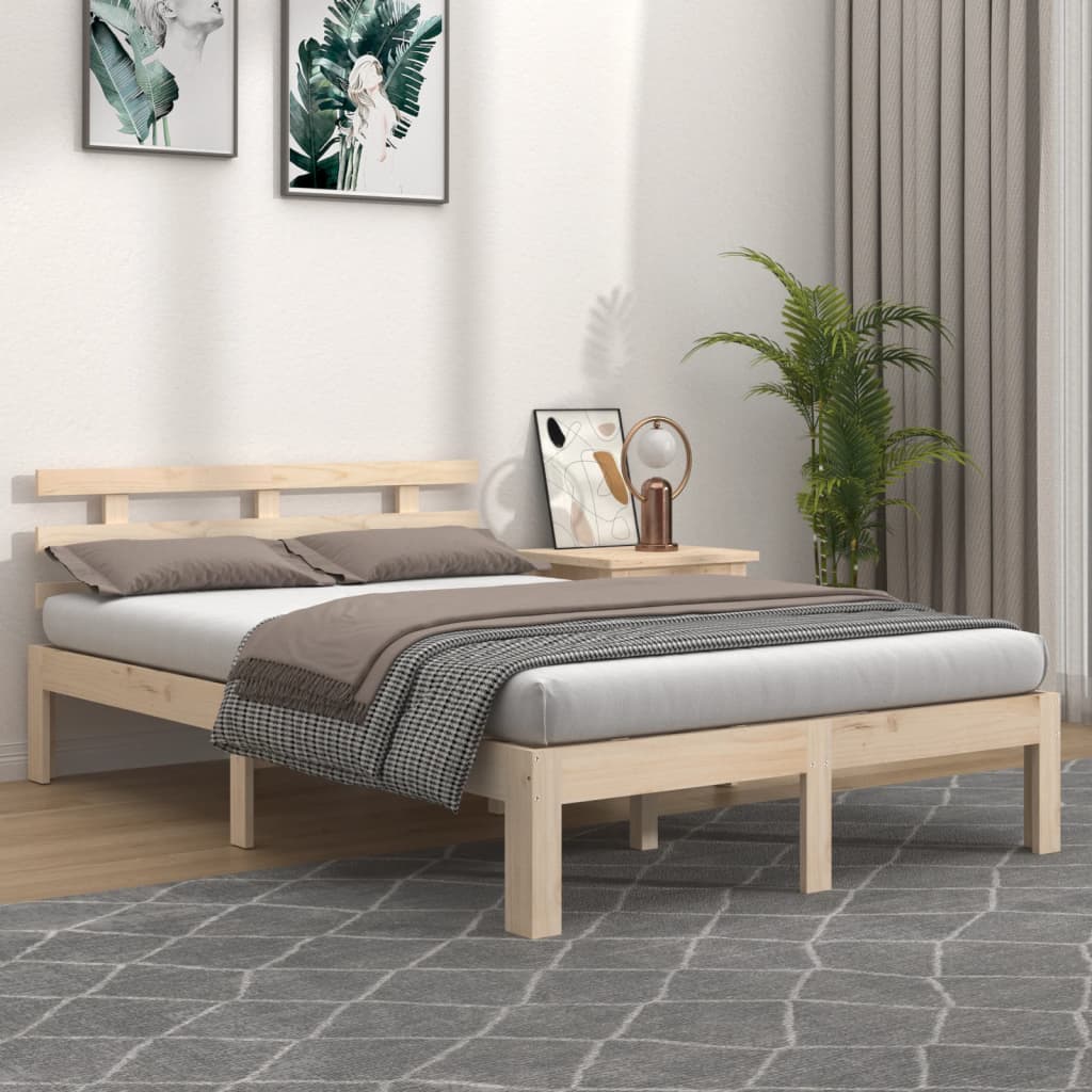 sengeramme 120x190 cm massivt træ