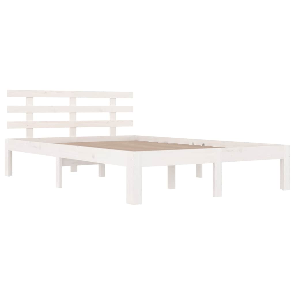 sengeramme 120x190 cm Small Double massivt træ hvid