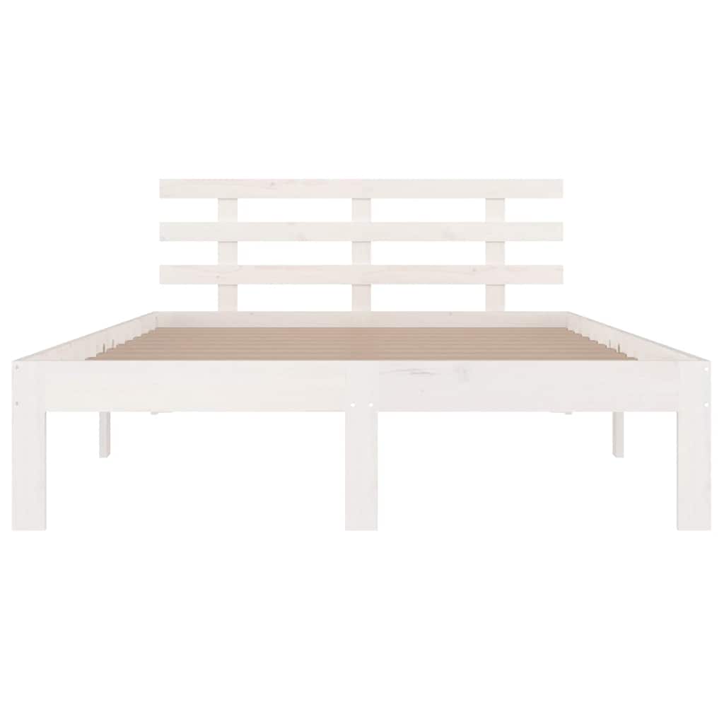 sengeramme 120x190 cm Small Double massivt træ hvid