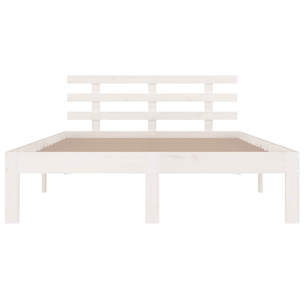 sengeramme 120x190 cm Small Double massivt træ hvid