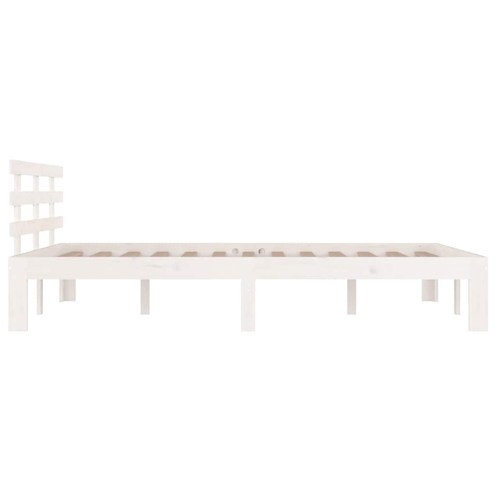 sengeramme 120x190 cm Small Double massivt træ hvid