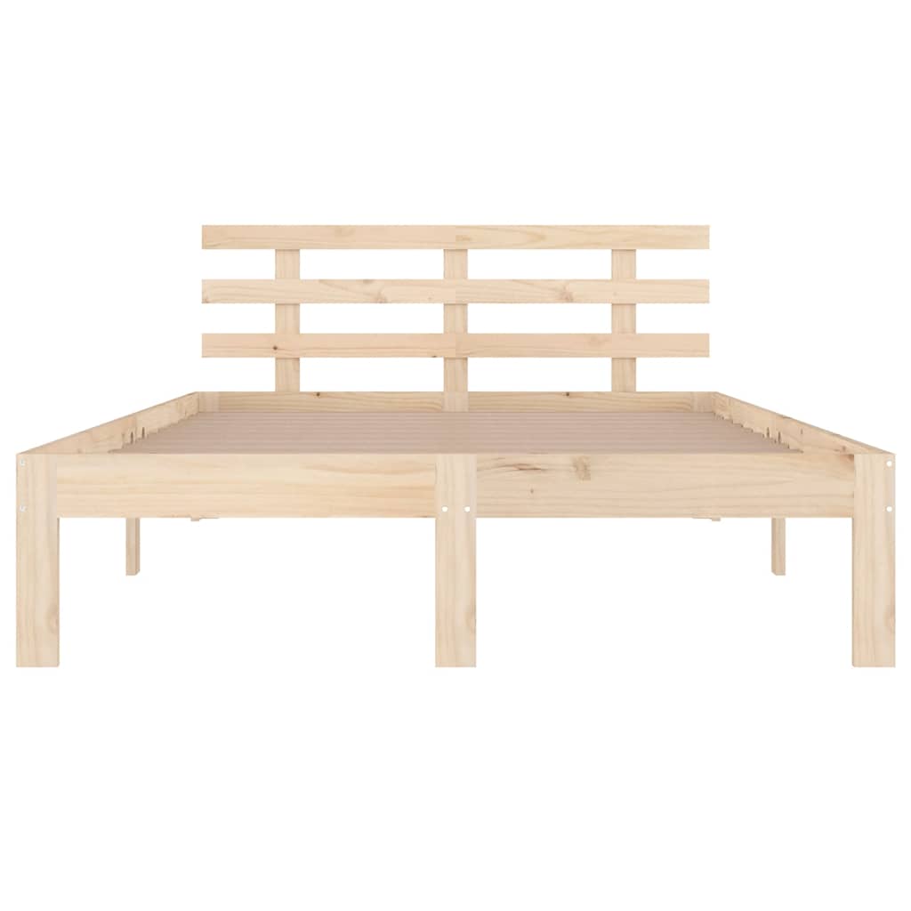 sengeramme uden madras 120x200 cm massivt træ