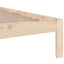 sengeramme uden madras 120x200 cm massivt træ