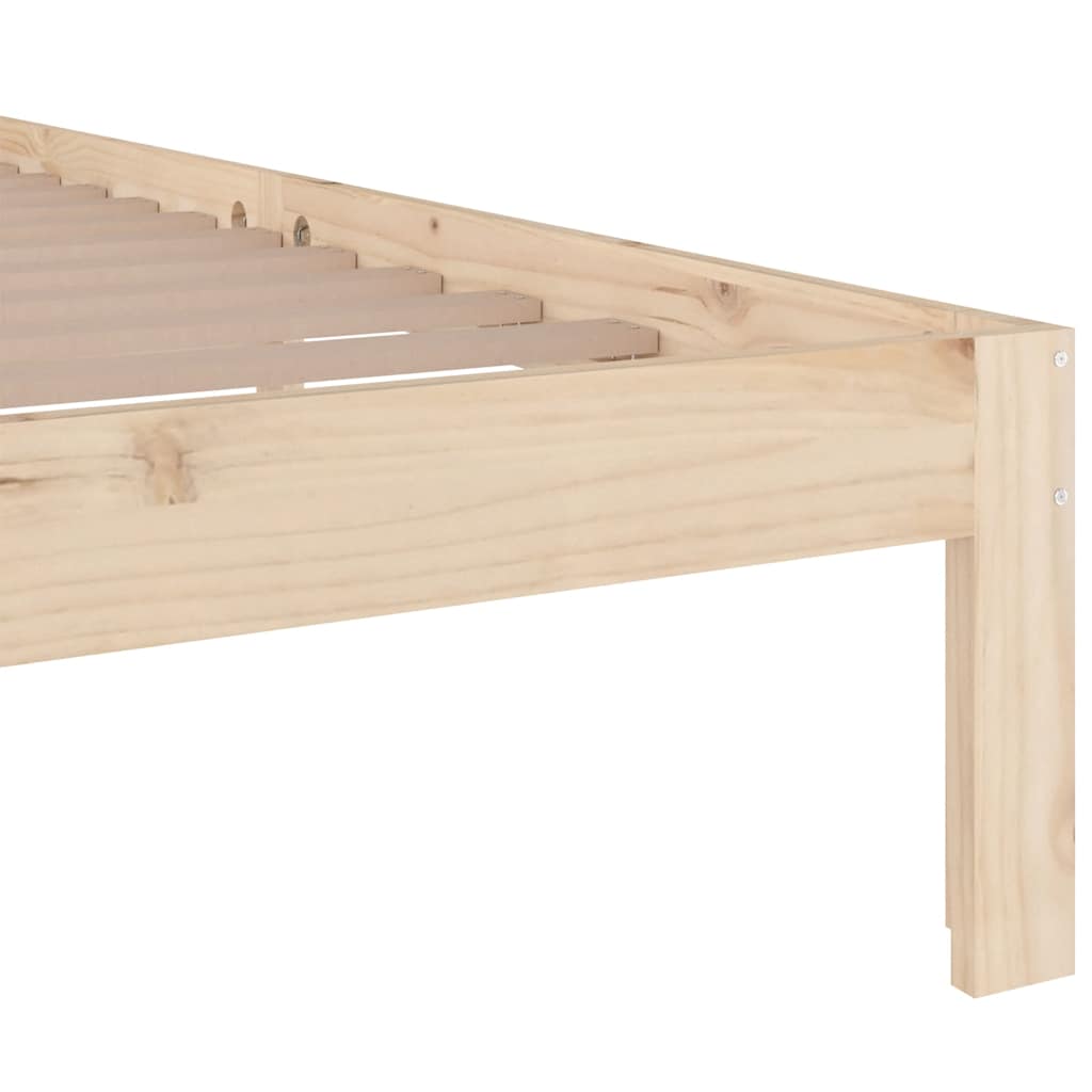 sengeramme uden madras 120x200 cm massivt træ