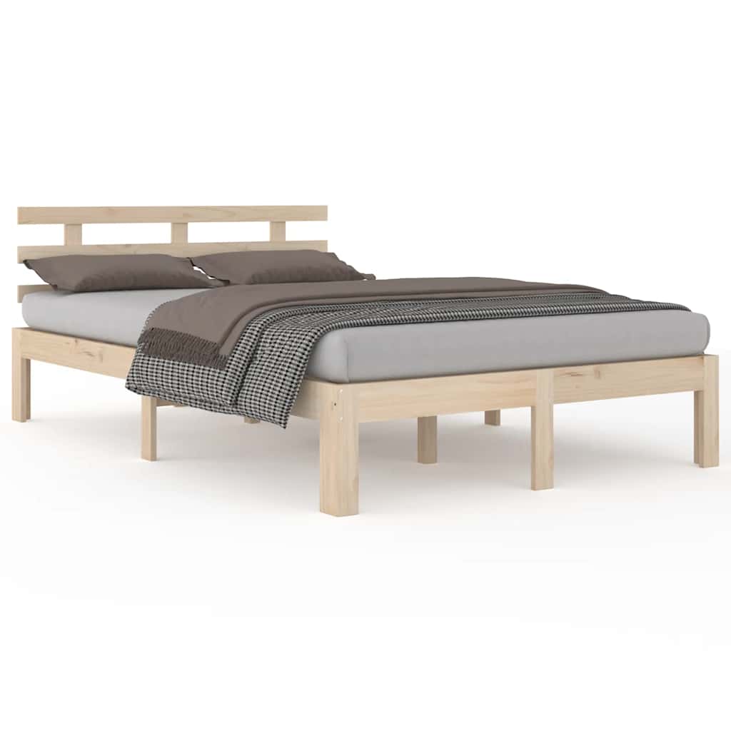 sengeramme 180x200 cm massivt fyrretræ