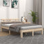 sengeramme uden madras 200x200 cm massivt træ