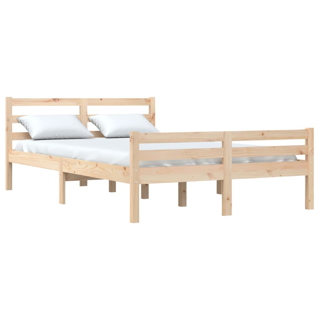 sengeramme 140x190 cm massivt træ