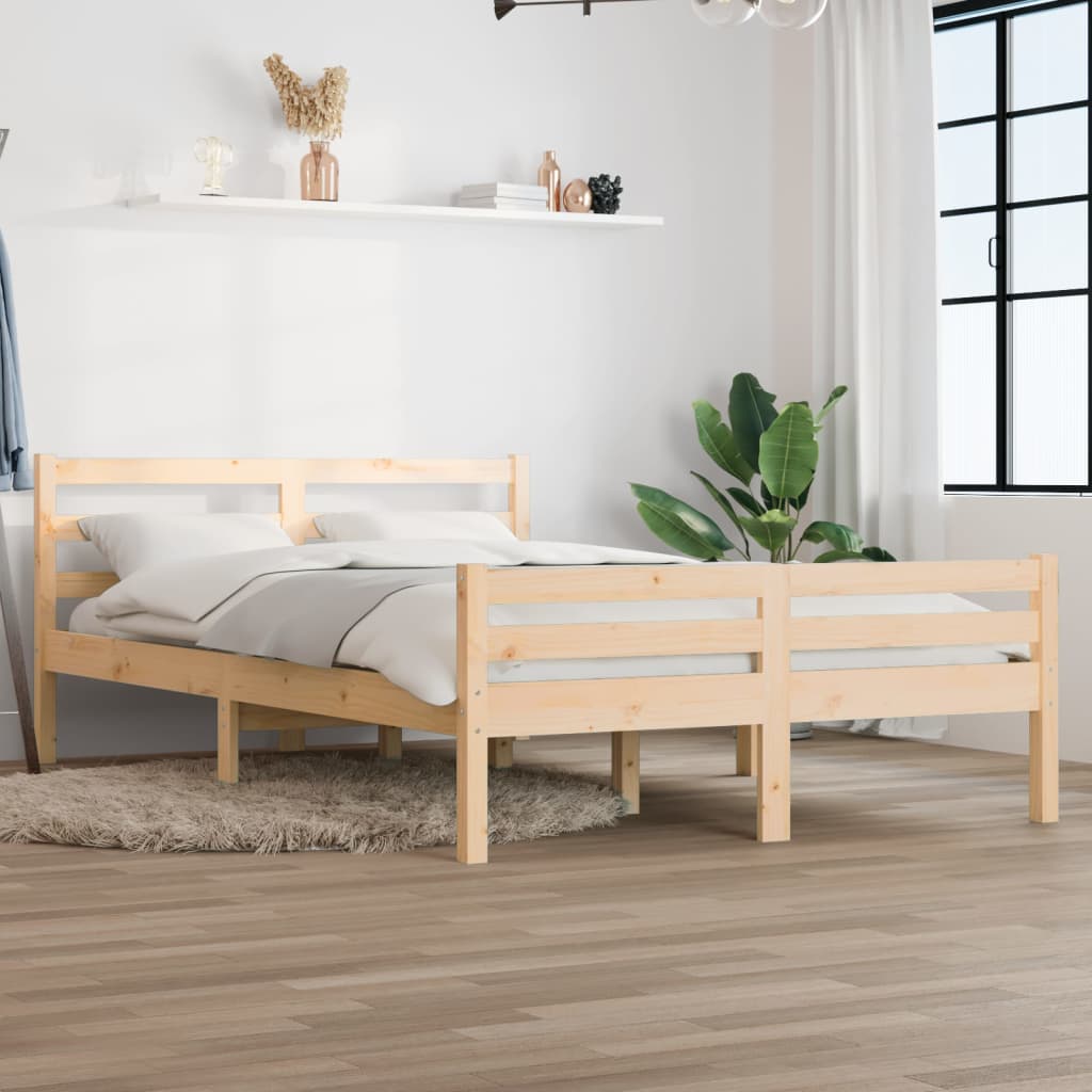 sengeramme 140x190 cm massivt træ