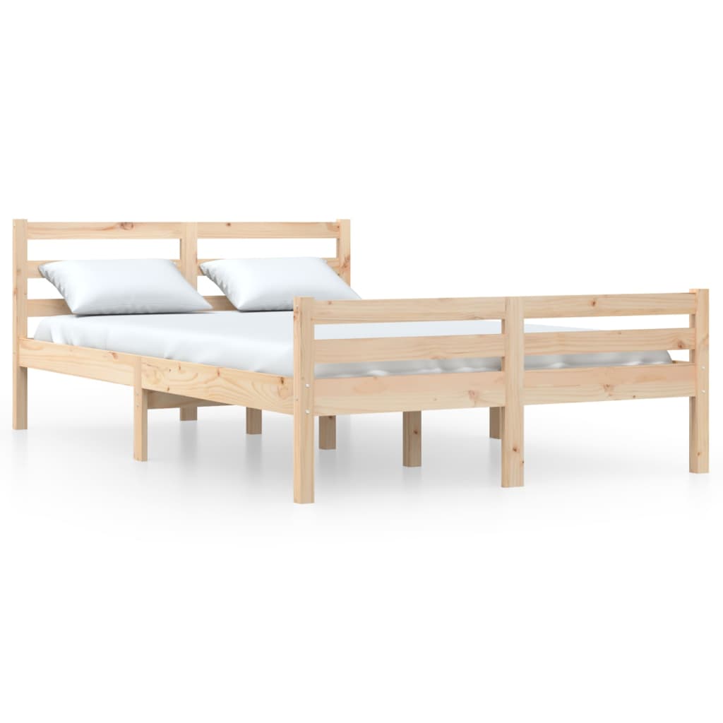 sengeramme 150x200 cm massivt træ