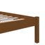 sengeramme 75x190 cm Small Single massivt træ gyldenbrun