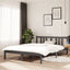 sengeramme 135x190 cm Double massivt fyrretræ grå
