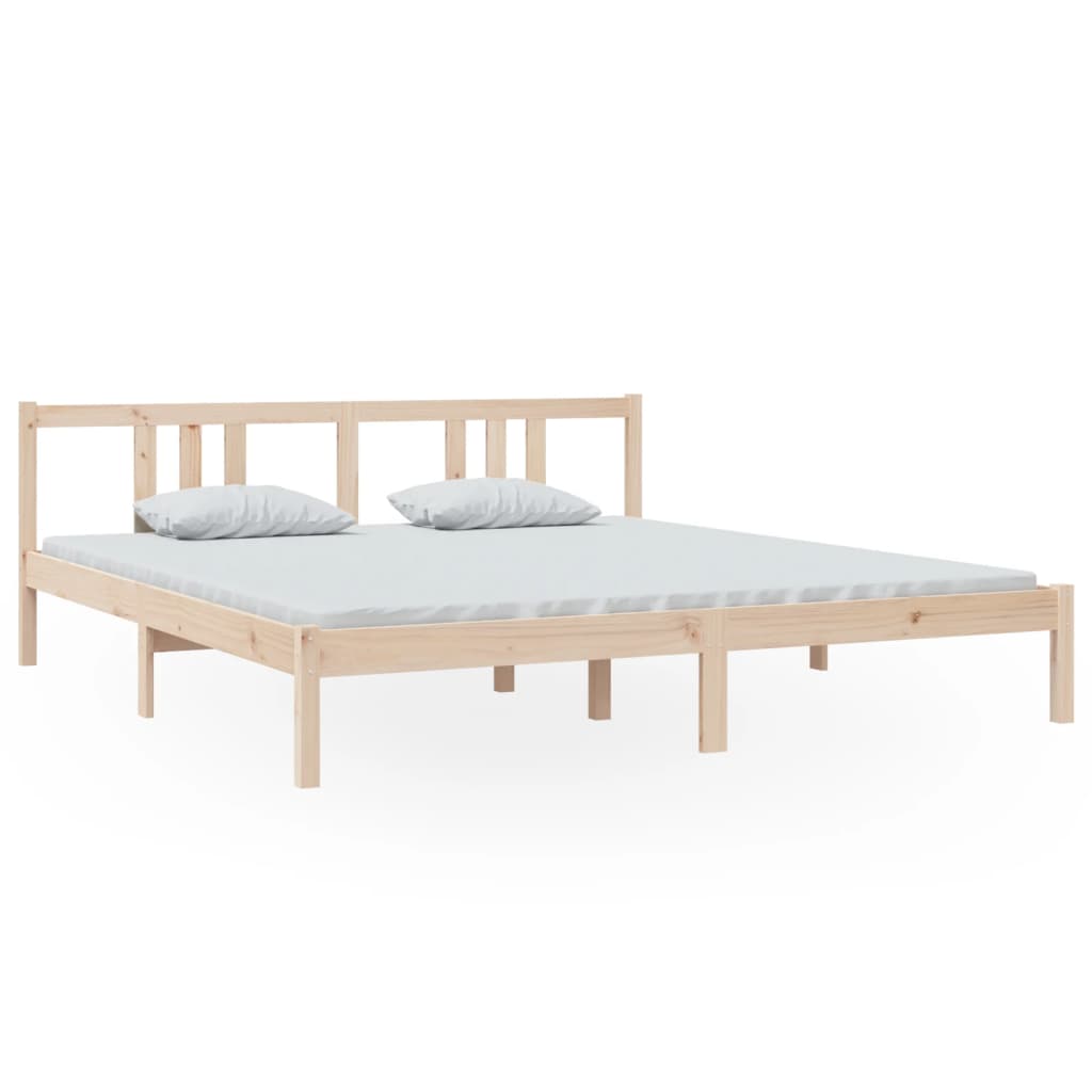 sengeramme 180x200 cm massivt fyrretræ