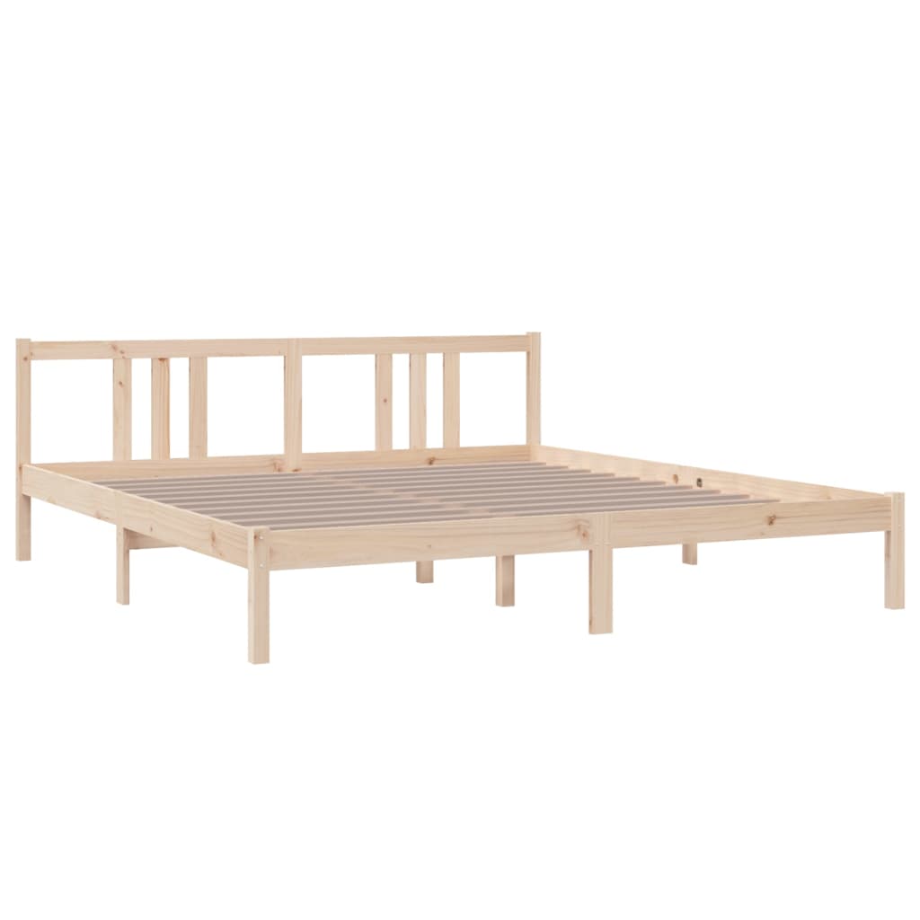 sengeramme 180x200 cm massivt fyrretræ