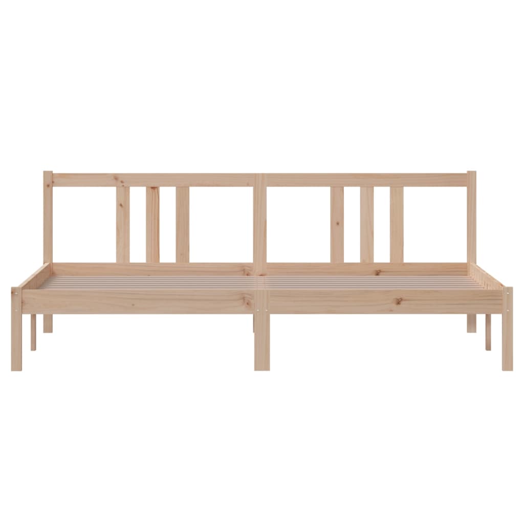 sengeramme 180x200 cm massivt fyrretræ