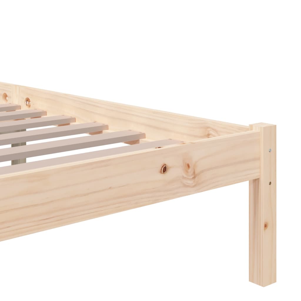 sengeramme 180x200 cm massivt fyrretræ