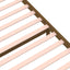 sengeramme 75x190 cm Small Single massivt træ gyldenbrun