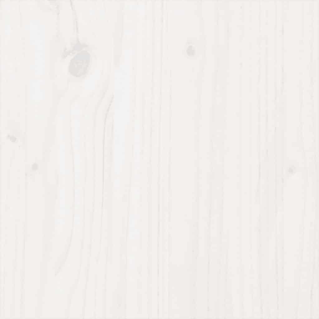 sengeramme 90x190 cm Single massivt træ hvid