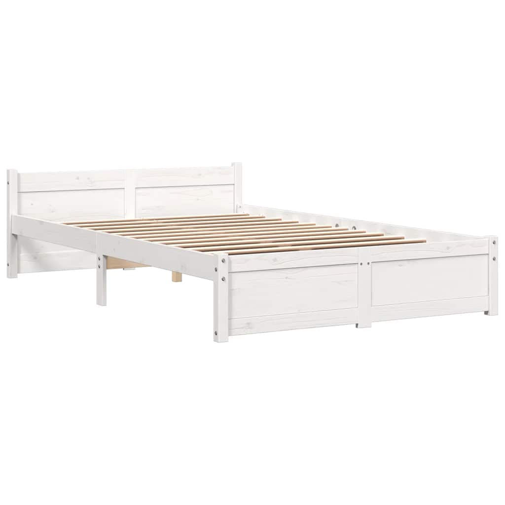 sengeramme 120x190 cm Small Double massivt træ hvid