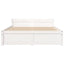 sengeramme 120x190 cm Small Double massivt træ hvid