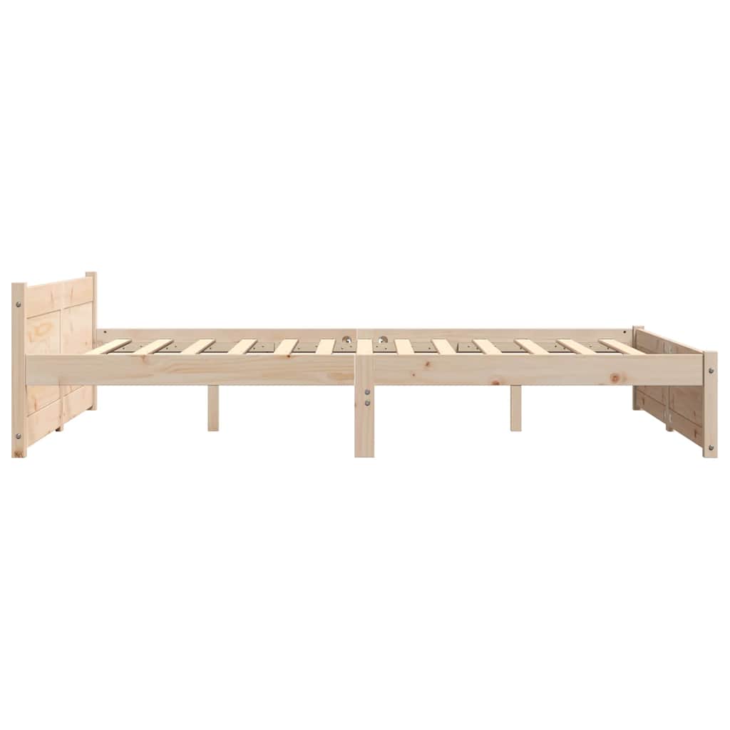 sengeramme 135x190 cm massivt træ
