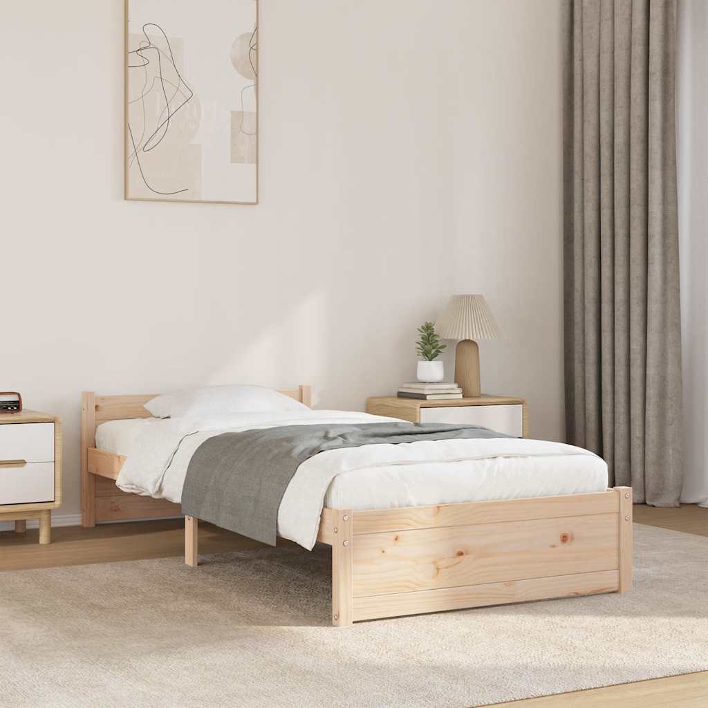 sengeramme 90x200 cm massivt træ